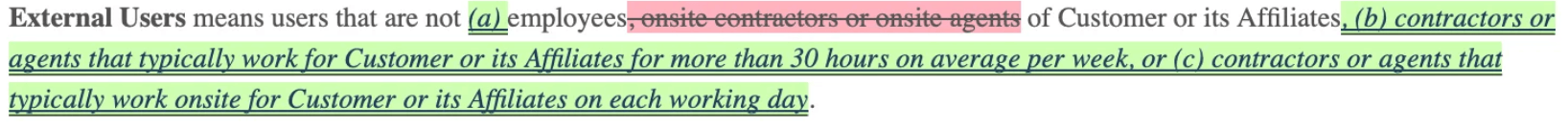 External Users Definitions